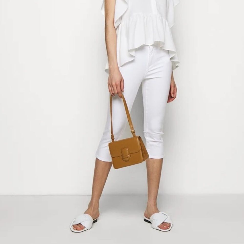 New FRAME Le High Pedal Pusher Jeans - Blanc Sz 25